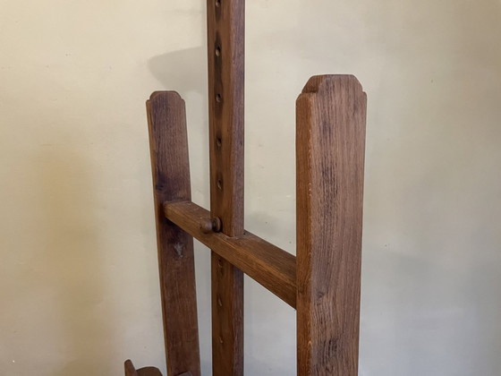 Image 1 of Large Antique Oak Easel French