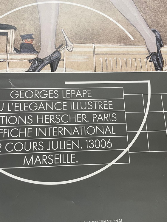 Image 1 of Gerorger Lepape, Ou L'elegance...copyright SPADEM , 1984 Gedrukt in Frankrijk