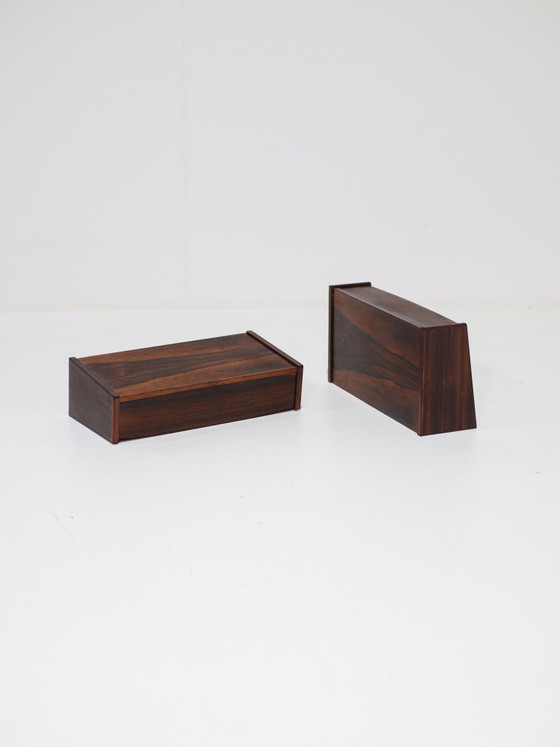 Tables de nuit flottantes Palissandre Danois Années 1960 – Wood (photo 2 of 8)