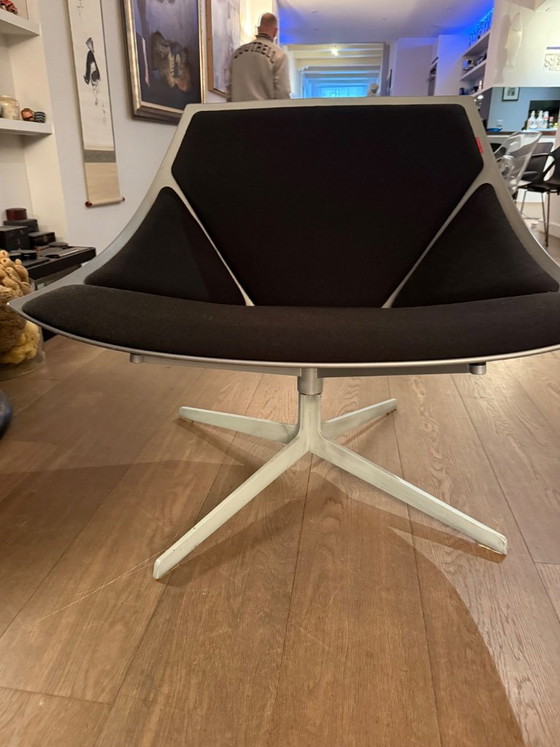 Original Fritz Hansen Space Lounge Chair, Jehs + Laub, Armchairs, polished steel, Black (photo 4 of 5)