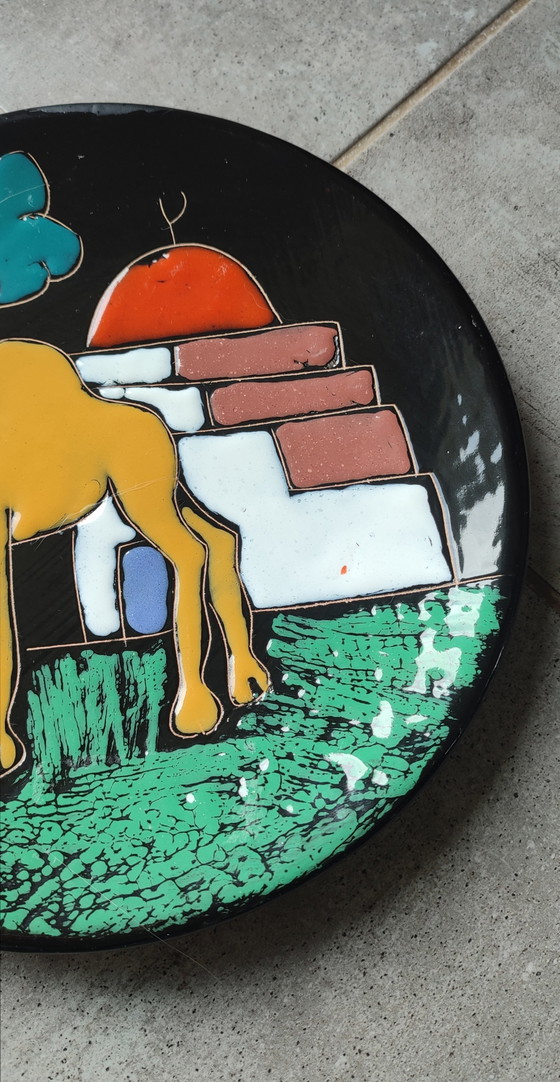 Image 1 of Pair of vintage Nabeul wall plates (1950s/60s)