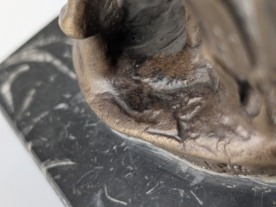 Image 1 of Scultura in bronzo "Birdman" di Salvador Dalí