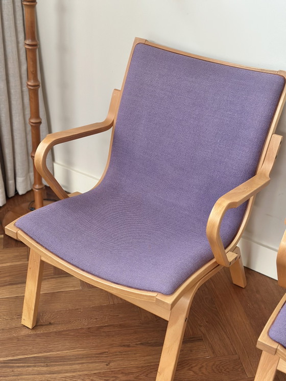 Image 1 of Set 2 fauteuils Finn Østergaard model Albert jaren 50/60/70