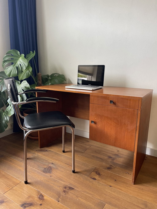 Scrivania vintage con struttura a U in stile danese