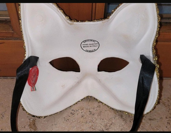 Image 1 of Origineel Venetiaans masker - kat - Carnaval van Venetië