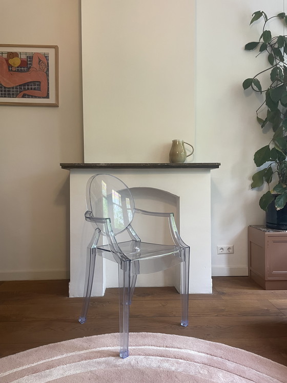 Image 1 of 4 sedie Louis Ghost, vetro Philippe di Kartell