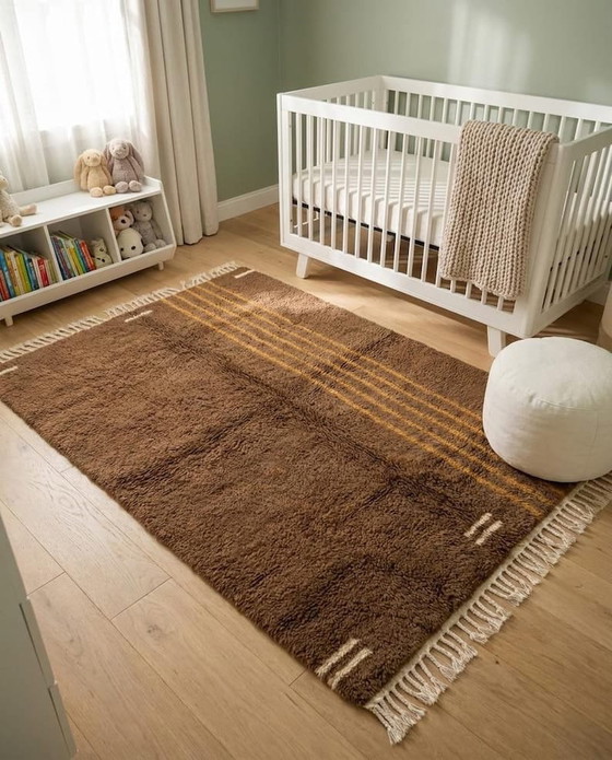 Handmade Traditional Berber Rug 150/250 cm – Ahrend, Rugs & carpets, Wool (photo 3 of 8)