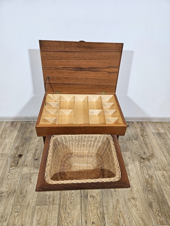 Image 1 of Armario de costura de la década de 1950, Ejvind A. Johansson para Vitze, Dinamarca.