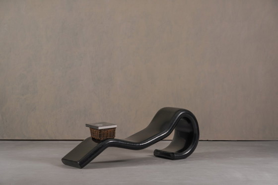 Image 1 of Chaise longue Ercolina vintage de Paolo Grasselli pour Casprini, Italie 1980
