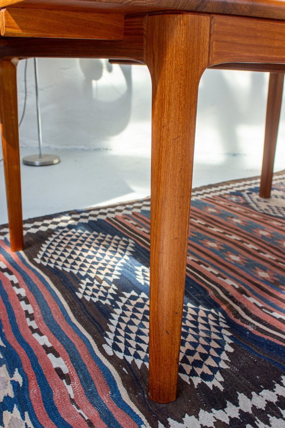 Image 1 of Vintage teak dining table, Danish Mid Century, 1960s, solid wood