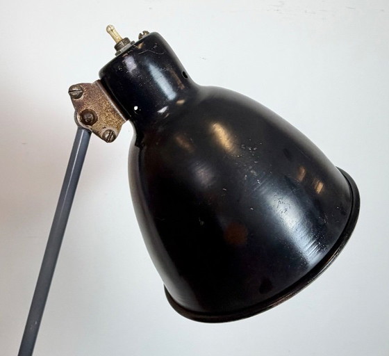 Image 1 of Zwarte industriële Sovjet-wandlamp in schaarvorm, jaren 60