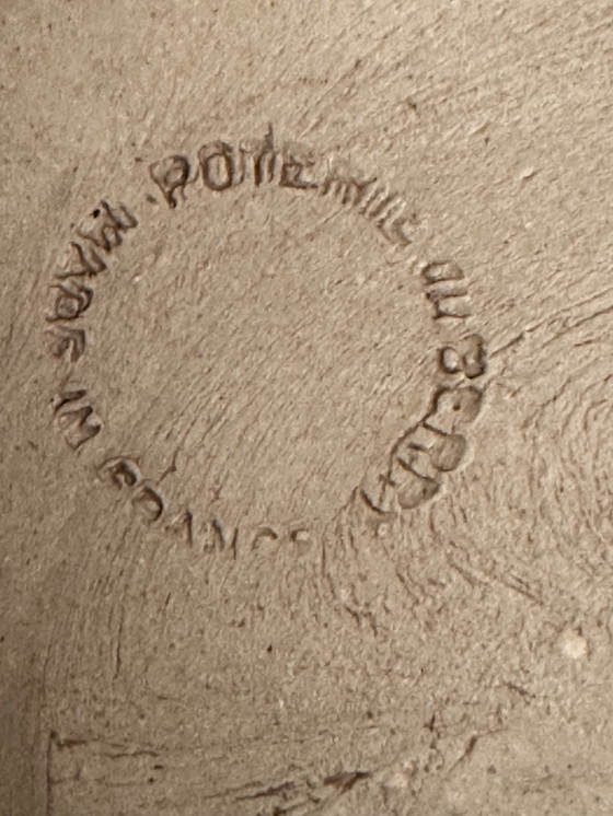 Image 1 of Ceramica d'epoca in gres di Berry, prodotta in Francia, per burriere d'acqua. Gres d'epoca.