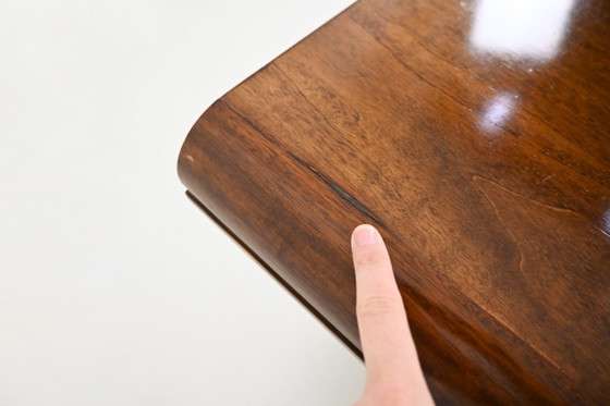 Italian Desk by Hans Von Klier for Skipper, 1970s – Leather, Wood (photo 13 of 15)