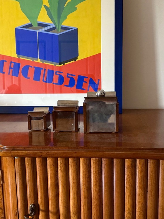 Image 1 of Set asbakken uit het midden van de 20e eeuw, Ico Parisi, Italië, jaren 60.