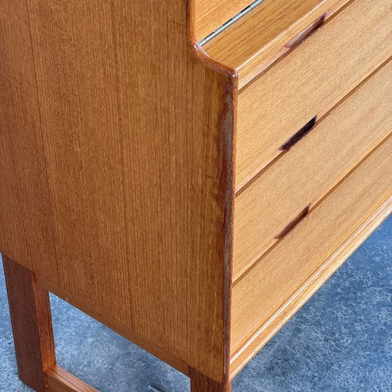 Image 1 of Turnidge of London Teak Secretary, 1960