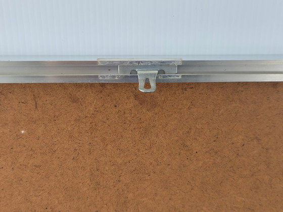 Image 1 of Vintage brushed steel picture, 1970s, Don Quixote, 70s Space Age, 1970s