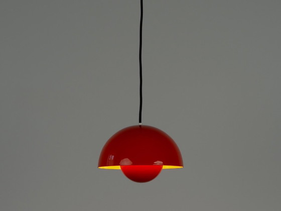 Pair Of 2 Danish Vintage Flowerpot Lamps By Verner Panton, Louis Poulsen – Pendant lamps, Other (photo 4 of 13)