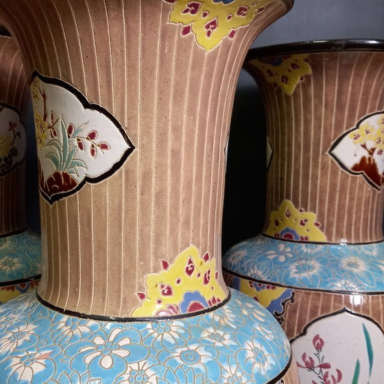 Image 1 of Set of three Bien Hoa vases