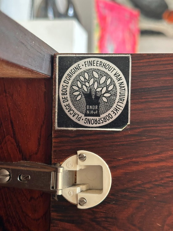 Image 1 of Rare Modernist Sideboard in Palisander Veneer by Oswald Vermaercke for V-Form, Belgium, 1960s