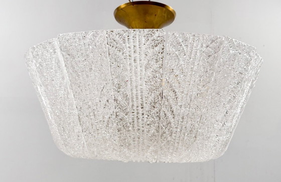Image 1 of Grande lampadario/plafoniera di Barovier&Toso, vetro di Murano, Italia, anni '60, raro esemplare
