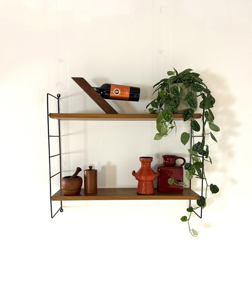 Appendiabiti da parete vintage in teak, WHB Germania anni '60