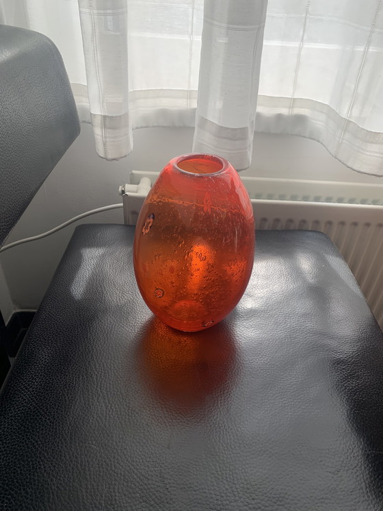 Image 1 of Millefiori handgeblazen vaas 1960