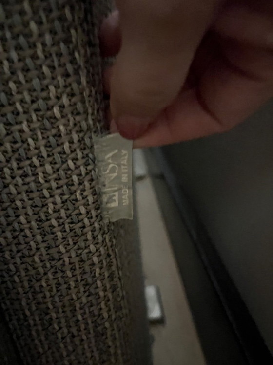 Sofá de diseño italiano original de Minotti. – Sofás de 3 plazas, Textile, Metal (photo 5 of 5)
