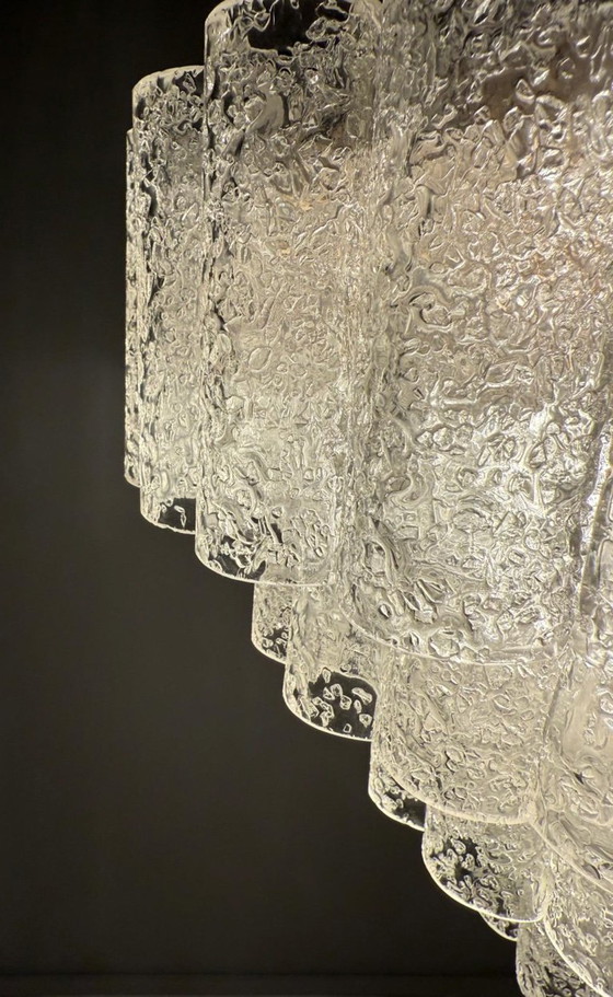 Image 1 of Mid - Century ceiling lamp/chandelier by Doria Leuchten, Germany, 1970s