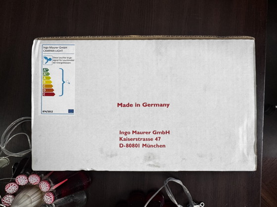 Ingo Maurer Campari Light Pendelleuchte - Designklassiker - 4-teilig – Pendelleuchten, Glass (photo 5 of 5)