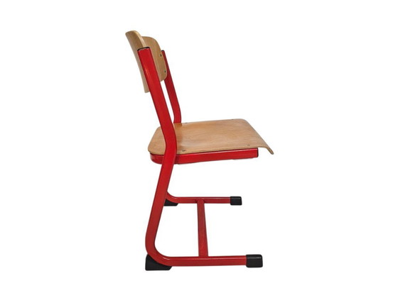 Image 1 of Casala - sedia per bambini - sedia da scuola - metallo - compensato - firmata - anni '80