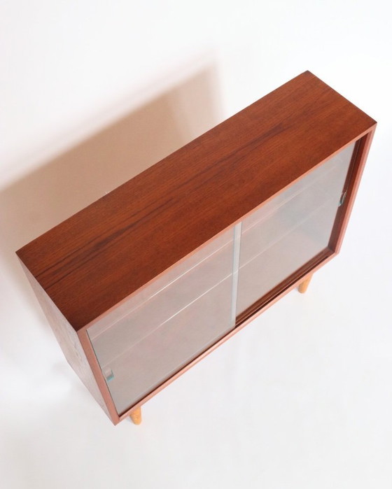 Image 1 of Libreria vintage in teak, vetrina, mobili retrò