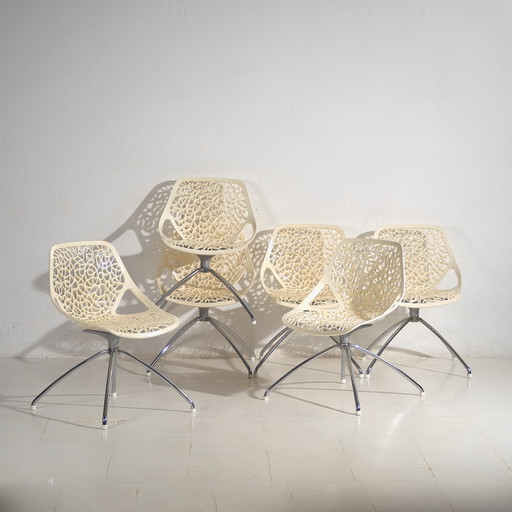Sillas Caprice modernas de Marcello Ziliani (c.2008). Juego de 6 piezas