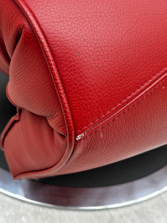 Image 1 of Leolux Helical recliner red