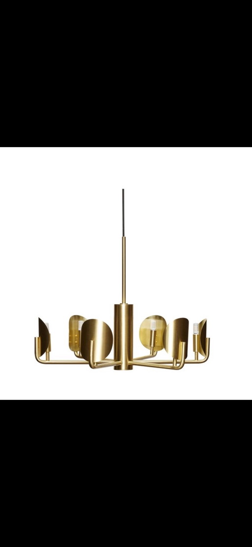 Hübsch - Lotte Knudsen - Deense hanglamp Deense designlamp-
Kroonluchter - Pomp Brass -