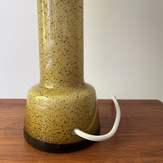 Image 1 of Lampe scandinave vintage, Gert Nyström, Hyllinge, verre soufflé épais, Suède, années 60