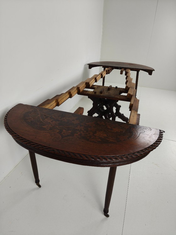 Image 1 of Black Forest Center Table by Matthijs Horrix for Horrix The Hague, 1890s