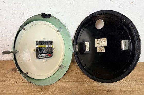 Image 1 of Vintage groene Seiko scheepswandklok, jaren 70