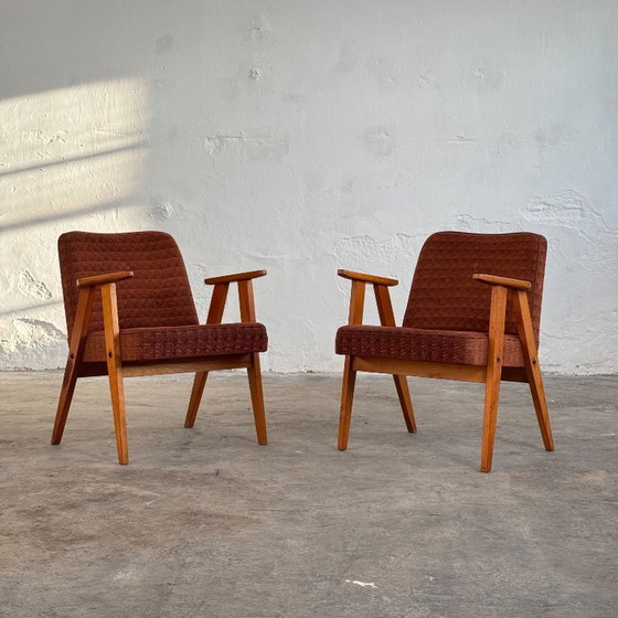 Image 1 of Ensemble de 4 fauteuils hongrois de style type 366, années 1960