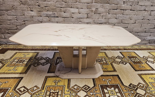Rectangular Coffee Table in Travertine