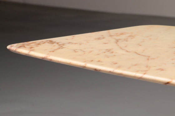 Image 1 of Marble Italy in the Style of Gio Ponti Coffee Table Metal Brass, 1960s