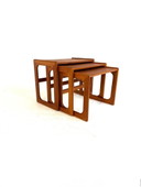 Vintage teakhouten mimiset, Salin Nyborg ‘60