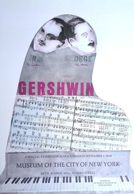 Larry Rivers, Gershwin, Museo della città di New York, 1968