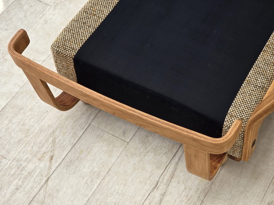 Image 1 of 1970s Danish 2-Seater Sofa, Original Condition, Furniture Wool, Bentwood