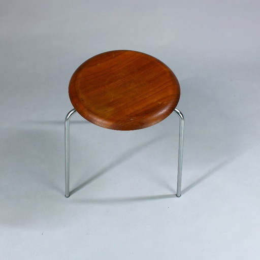 Arne Jacobsen (1902-1971) - teak - Dot stool - model 3170 - Fritz Hansen