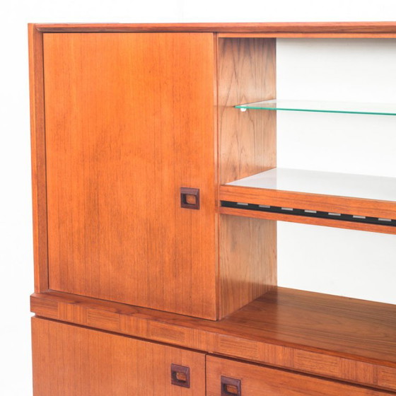 Credenza vintage in stile scandinavo. Legno di teak. Francia, anni '60. – Credenze alte, Wood (photo 8 of 13)