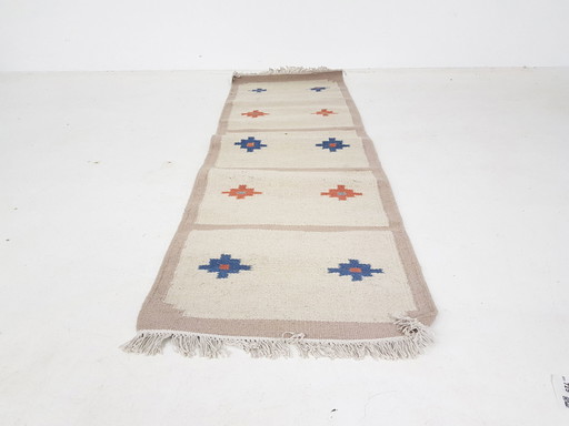 Alfombra de lana vintage de la India n.º 7