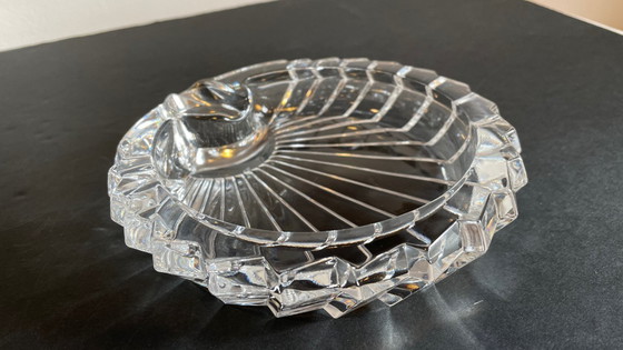 Image 1 of CENDRIER Cristal VINTAGE Forme Coquillage