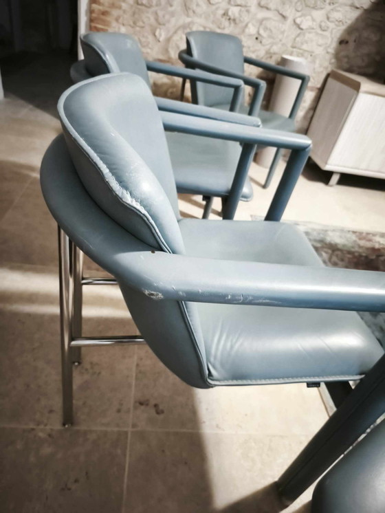 Image 1 of 4 Fauteuils Leolux "Cachucha" - Design postmoderne par Hugo de Ruiter (1990)