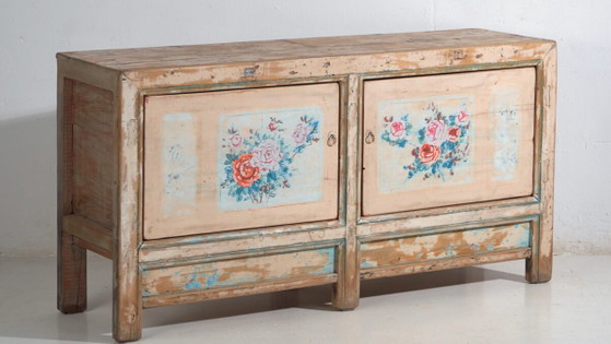 Credenza bianca antica con illustrazioni originali (c.1900) #7 – Credenze (photo 3 of 40)