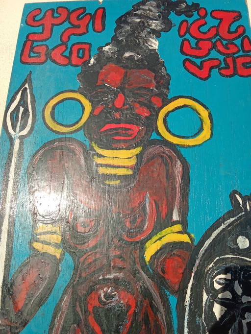 Pintura de arte marginal